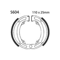SADA BRZDOVÝCH ČELISTÍ EBC S604 VČETNĚ PRUŽIN