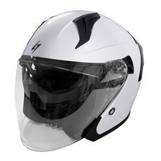 OPEN FACE HELMET STORMER RUN WHITE PEARLY XL