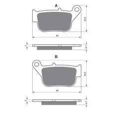 BRZDOVÉ DESTIČKY GOLDFREN 348 AD STREET
