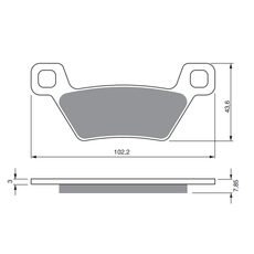 BRZDOVÉ DESTIČKY GOLDFREN 316 S33 STREET FRONT