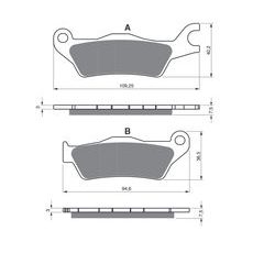 BRZDOVÉ DESTIČKY GOLDFREN 381 S33 STREET FRONT