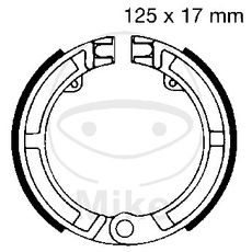 SADA BRZDOVÝCH ČELISTÍ EBC V905 NEOBSAHUJE PRUŽINY