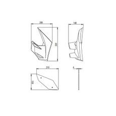 BOČNÍ SPOILERY PUIG DOWNFORCE 20284V ZELENÁ