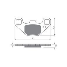 BRZDOVÉ DESTIČKY GOLDFREN 342 K5