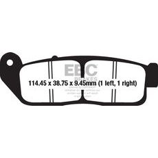 BRZDOVÉ DESTIČKY EBC FA672