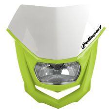 MASKA SE SVĚTLEM POLISPORT HALO 8657400042 BÍLÁ/FLUO ŽLUTÁ