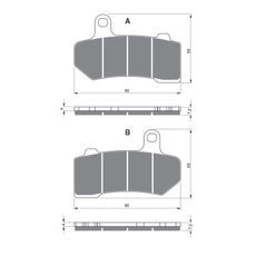 BRZDOVÉ DESTIČKY GOLDFREN 271 AD