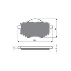 BRZDOVÉ DESTIČKY GOLDFREN 322 S33 STREET FRONT