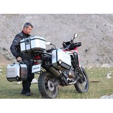 KOMPLETNÍ SADA HLINÍKOVÝCH KUFRŮ SHAD TERRA, 37L TOPCASE 36L/47L BOČNÍ KUFRY, VČETNĚ MONTÁŽNÍ SADY A PLOTNY SHAD HONDA CRF 1100 AFRICA TWIN
