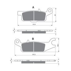 BRZDOVÉ DESTIČKY GOLDFREN 255 AD STREET