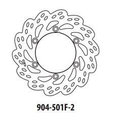 BRZDOVÝ KOTOUČ GOLDFREN 904-501F-2 PŘEDNÍ 260 MM