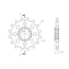 ŘETĚZOVÉ KOLEČKO SUPERSPROX CST-1579:15 15 ZUBŮ, 520