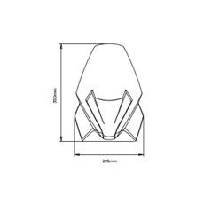 PLEXI ŠTÍT PUIG NEW GEN. SPORT 20360W PRŮHLEDNÁ