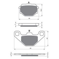 BRZDOVÉ DESTIČKY GOLDFREN 094 K5