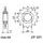Řetězové kolečko JT JTF 1371-15 15 zubů, 525