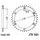 Řetězová rozeta JT JTR 1821-47 47 zubů, 525