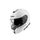 Výklopná helma AXXIS GECKO SV ABS solid bílá lesklá S