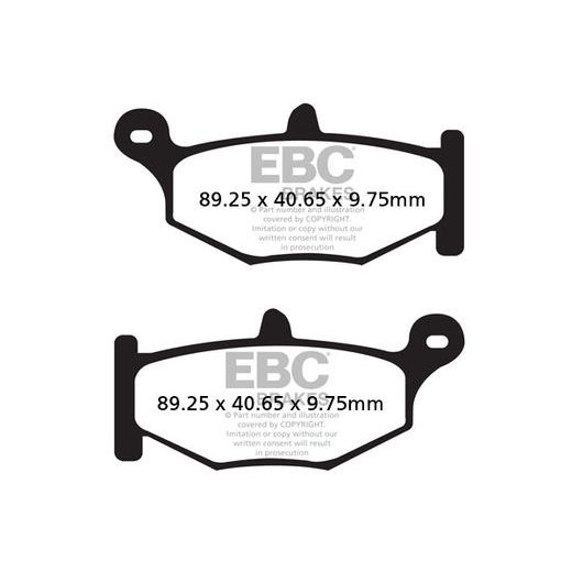 BRZDOVÉ DESTIČKY EBC FA419V