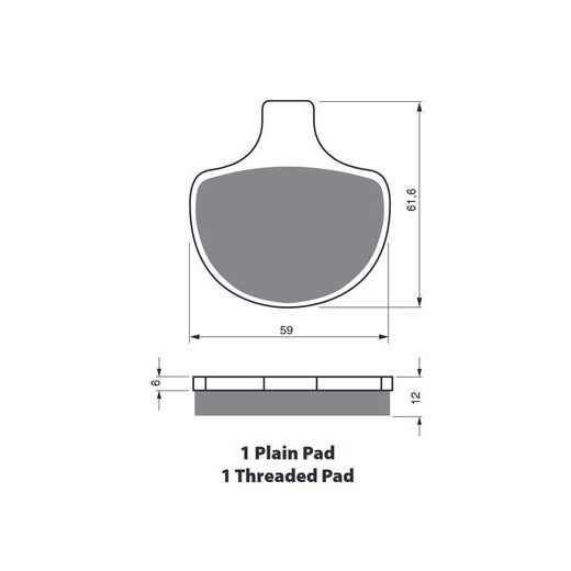 BRZDOVÉ DESTIČKY GOLDFREN 057 AD