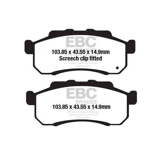 BRZDOVÉ DESTIČKY EBC FA712R