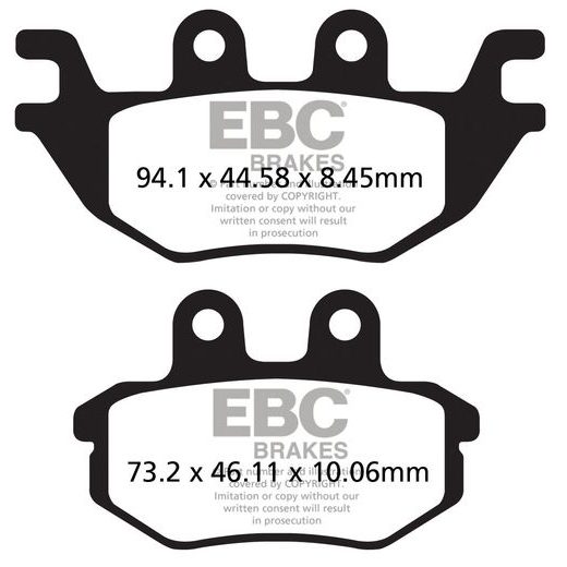 BRZDOVÉ DESTIČKY EBC FA686TT