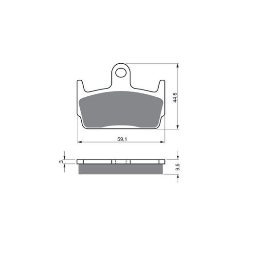 BRZDOVÉ DESTIČKY GOLDFREN 131 AD STREET