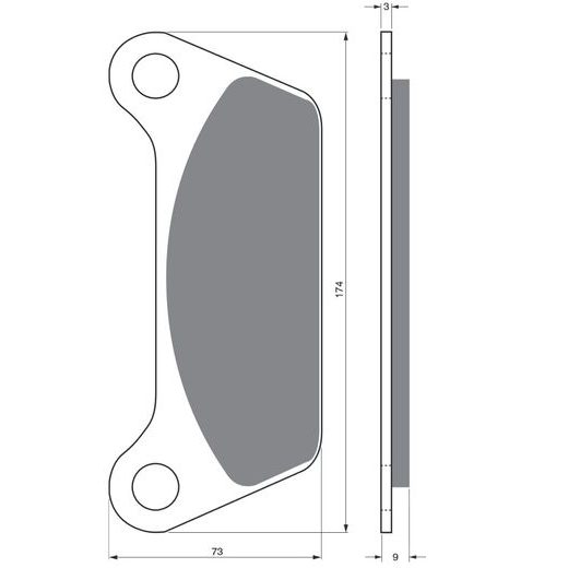 BRZDOVÉ DESTIČKY GOLDFREN 061 AD