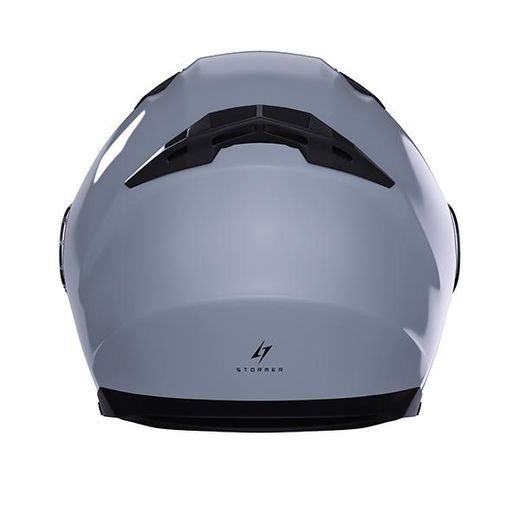 OPEN FACE HELMET STORMER RIVAL NARDO GREY GLOSSY L