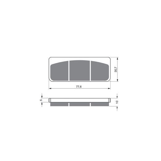 BRZDOVÉ DESTIČKY GOLDFREN 219 GP6