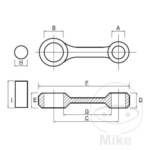 CON ROD KIT PROX PROX 03.2600