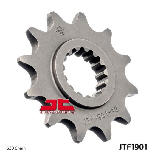 ŘETĚZOVÁ SADA EK - ZLATÝ ŘETĚZ 520 DEX, X-KROUŽEK, KOLEČKO JT, ROZETA JT PRO GAS GAS MC 125 2022-2024