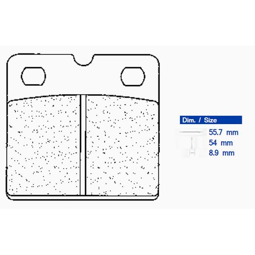 BRZDOVÉ DESTIČKY CL BRAKES 2332 XBK5
