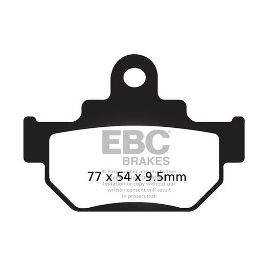 BRZDOVÉ DESTIČKY EBC FA106/2TT