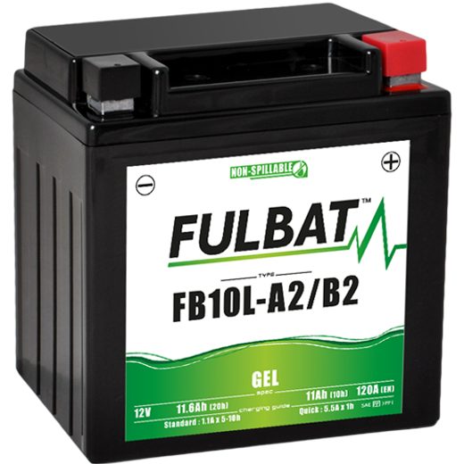 GELOVÁ BATERIE FULBAT FB10L-A2/B2 GEL (YB10L-A2/B2 GEL)