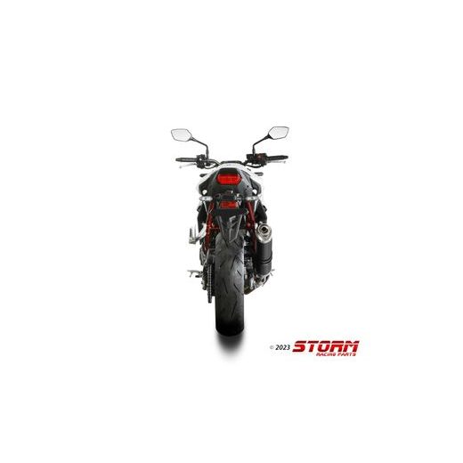 KONCOVKA VÝFUKU STORM OVAL H.085.LX1B ČERNÁ NEREZOVÁ OCEL