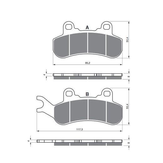 BRZDOVÉ DESTIČKY GOLDFREN 376 S33 STREET FRONT