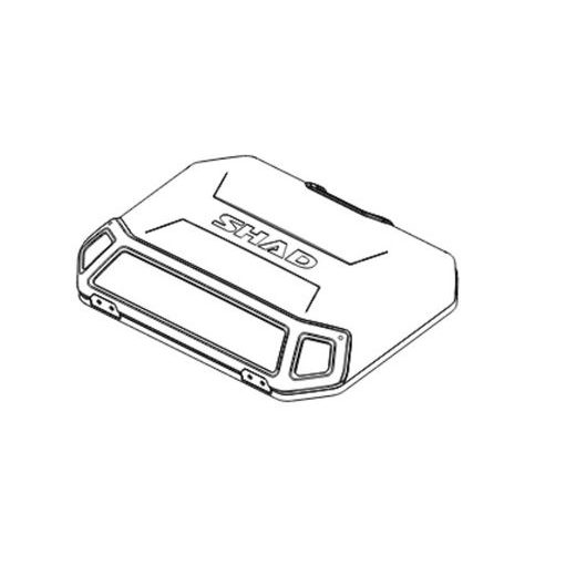 KRYT KUFRU SHAD TERRA 203163R HLINÍK (SIDE CASE)