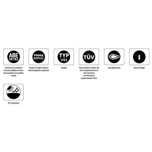 PLEXI ŠTÍT PUIG R-RACER 22285N ČERNÝ