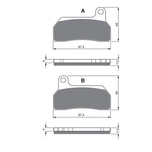 BRZDOVÉ DESTIČKY GOLDFREN 259 K5