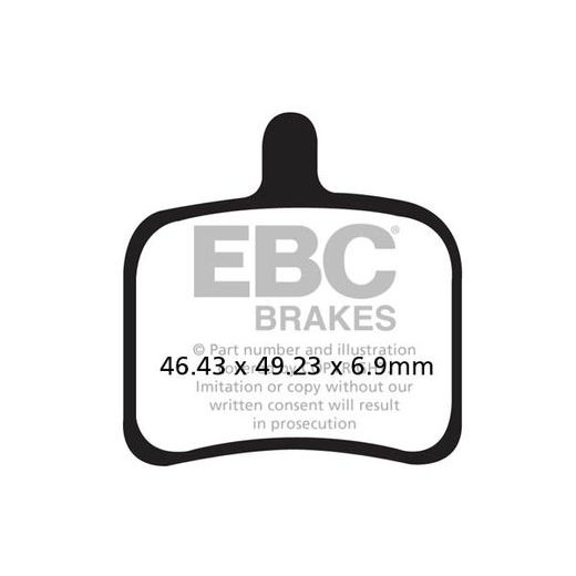 BRZDOVÉ DESTIČKY EBC FA460HH