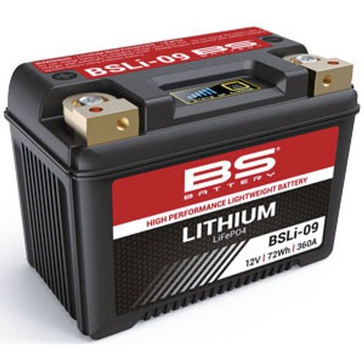 LITHIOVÁ MOTOCYKLOVÁ BATERIE BS-BATTERY BSLI-09