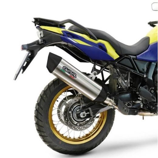 KONCOVKA VÝFUKU SLIP-ON GPR FURORE-X TITANIO E5.S.207.FUXTIT BROUŠENÝ TITAN ZAHRNUJE SPOJOVACÍ SVOD A ODNÍMATELNÝ DB KILLER