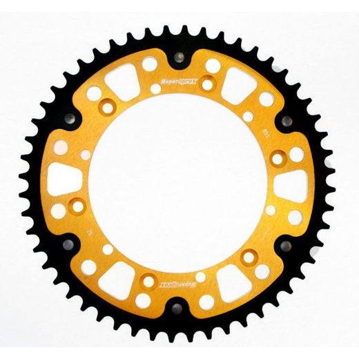 ŘETĚZOVÁ SADA EK - STŘÍBRNÝ ŘETĚZ 520 DEX, X-KROUŽEK, KOLEČKO SUPERSPROX, ROZETA SUPERSPROX STEALTH PRO YAMAHA WR 250 1995