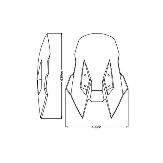 PLEXI ŠTÍT PUIG TOURING 20411H KOUŘOVÁ
