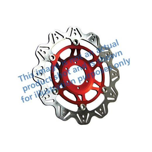 BRZDOVÝ KOTOUČ EBC VR2074RED ČERVENÁ