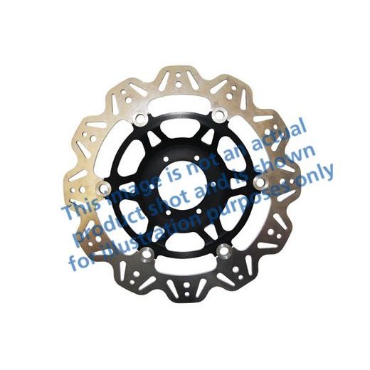 BRZDOVÝ KOTOUČ EBC VR1014BLK ČERNÁ