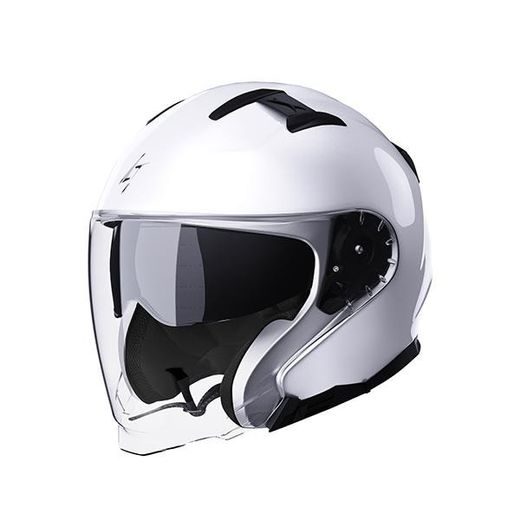 OPEN FACE HELMET STORMER RIVAL WHITE PEARLY XL