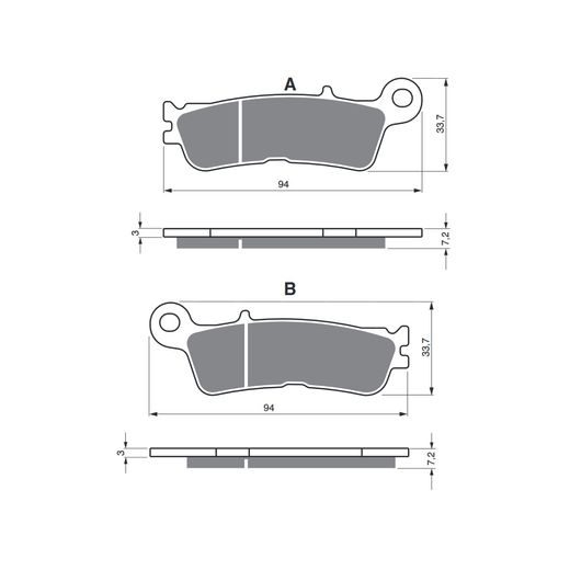 BRZDOVÉ DESTIČKY GOLDFREN 403 K5