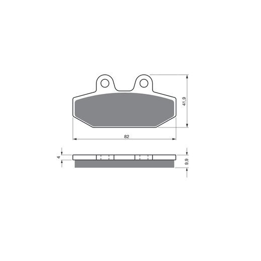 BRZDOVÉ DESTIČKY GOLDFREN 395 AD STREET