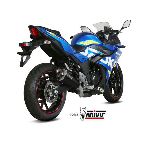 KONCOVKA VÝFUKU MIVV DELTA RACE S.054.LDRB ČERNÁ OCEL